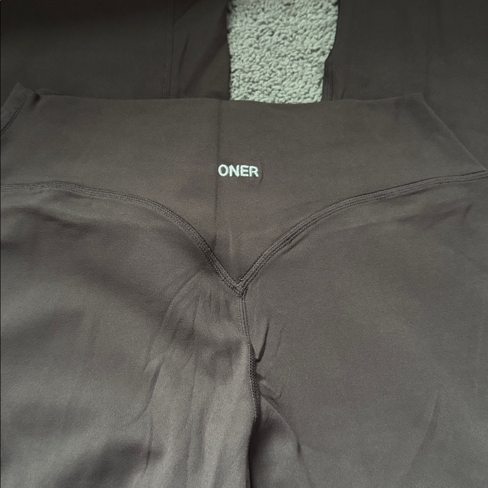 Oner Active Dark Umber Brown Straight Leg Pants - Picture 3 of 5